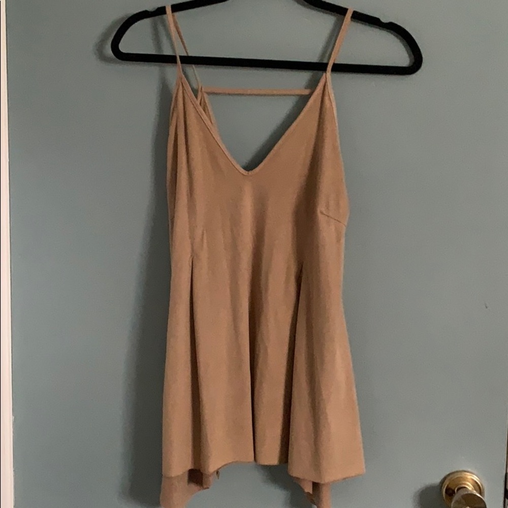Tan Suede-Feeling tank top